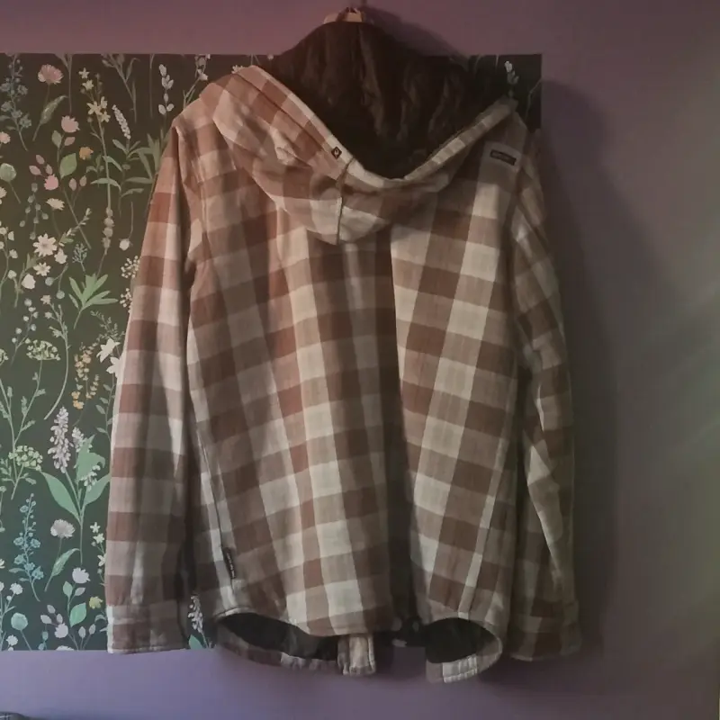Chaqueta a cuadros marrón y beige marca Rip Curl - 2