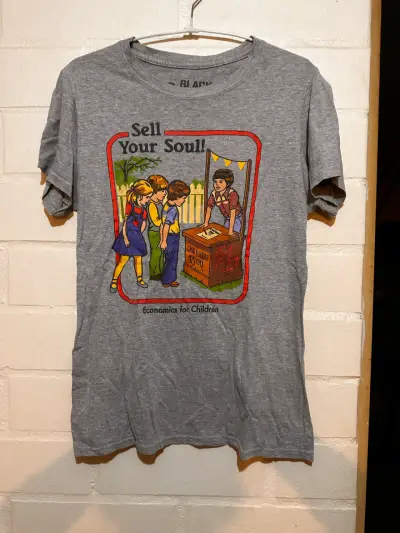 Polera gris “Sell your Soul” Black Matter - miniatura 2