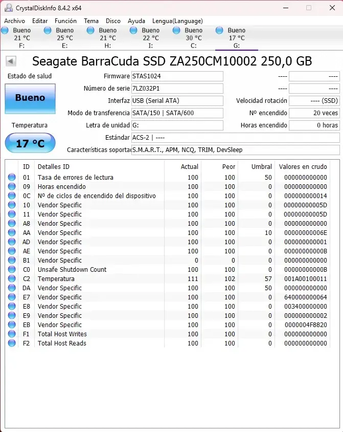 Disco SSD Seagate BarraCuda 250GB SSD - 2