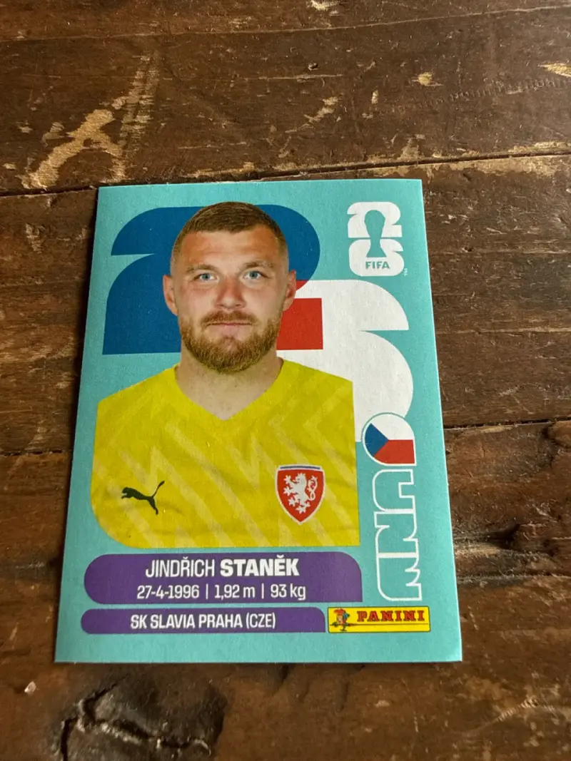 Cze 3Lámina Panini Jindřich Staněk 2026