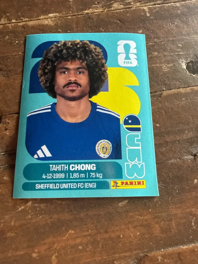 Cuw 14 Lámina Panini Tahith Chong 2026