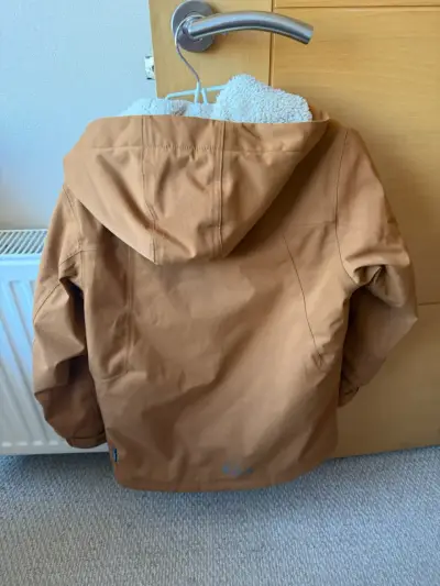 Parka marrón con forro polar - miniatura 2