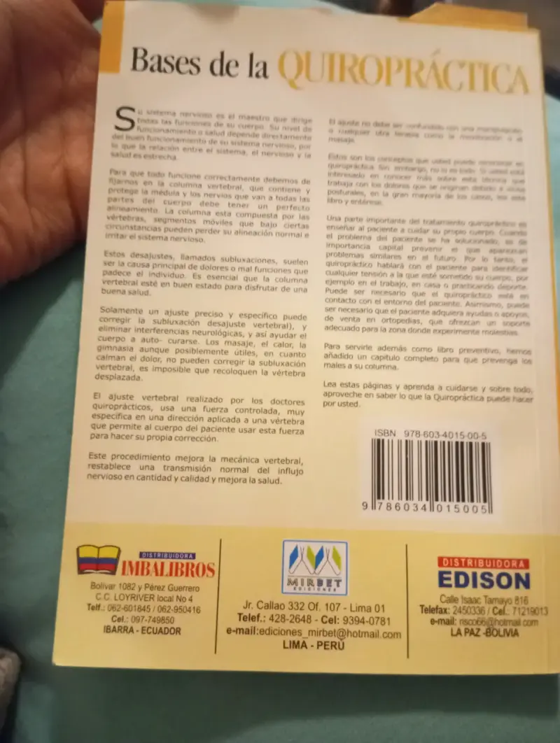 Libro Quiropraxia: Conceptos y Tratamientos – G. M - 2