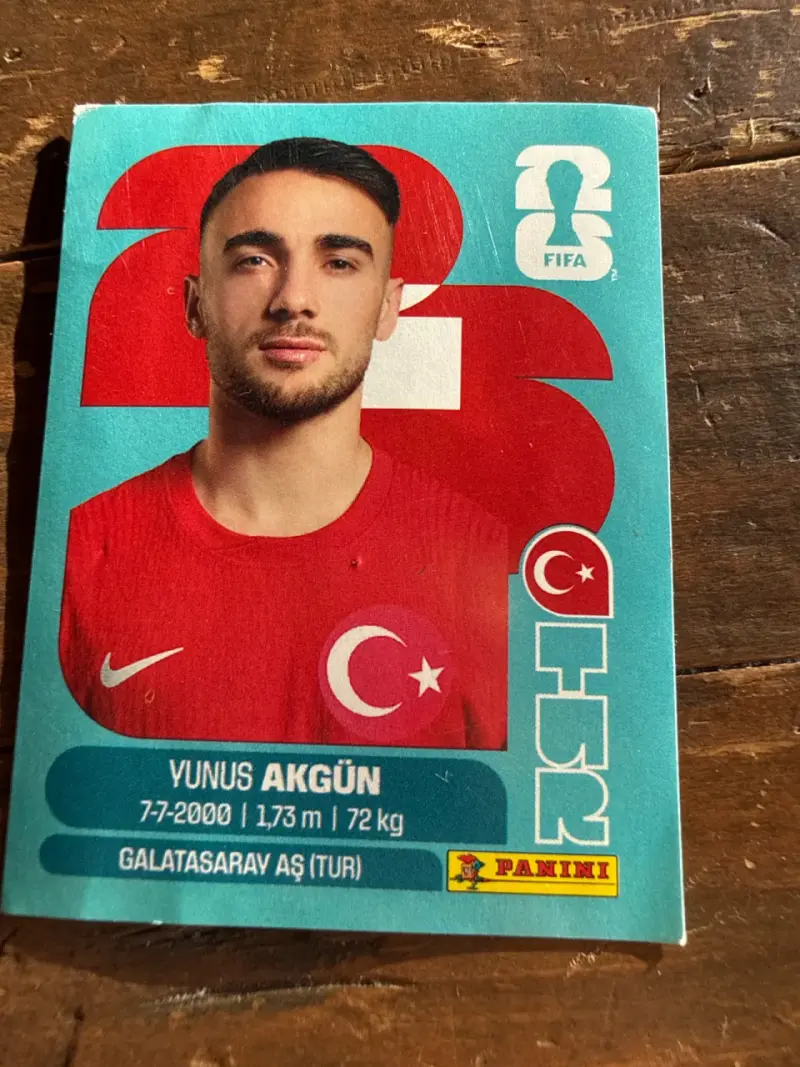 Tur 16 Lámina Panini FIFA 2026 TUR