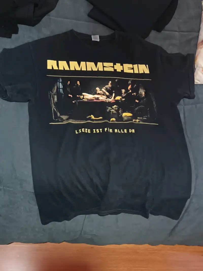 Polera negra Rammstein