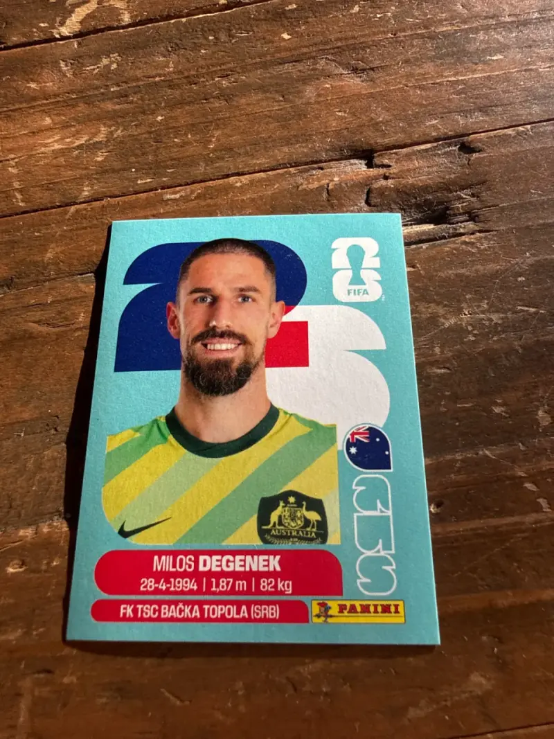 Aus 10 Lámina Panini Mundial FIFA 2026