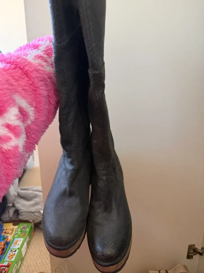 Botas c/moran de plataforma - 3