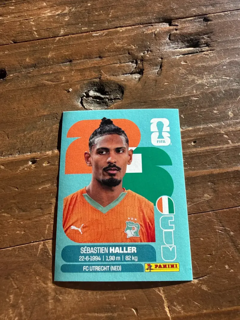 Civ 16 Lámina Panini de fútbol Sébastien Haller