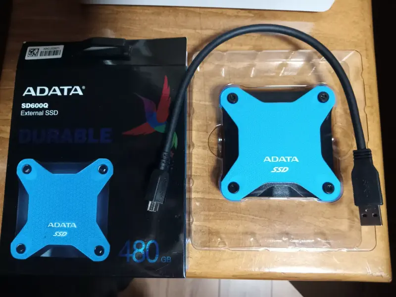 Disco duro externo SSD ADATA 480GB SD600Q