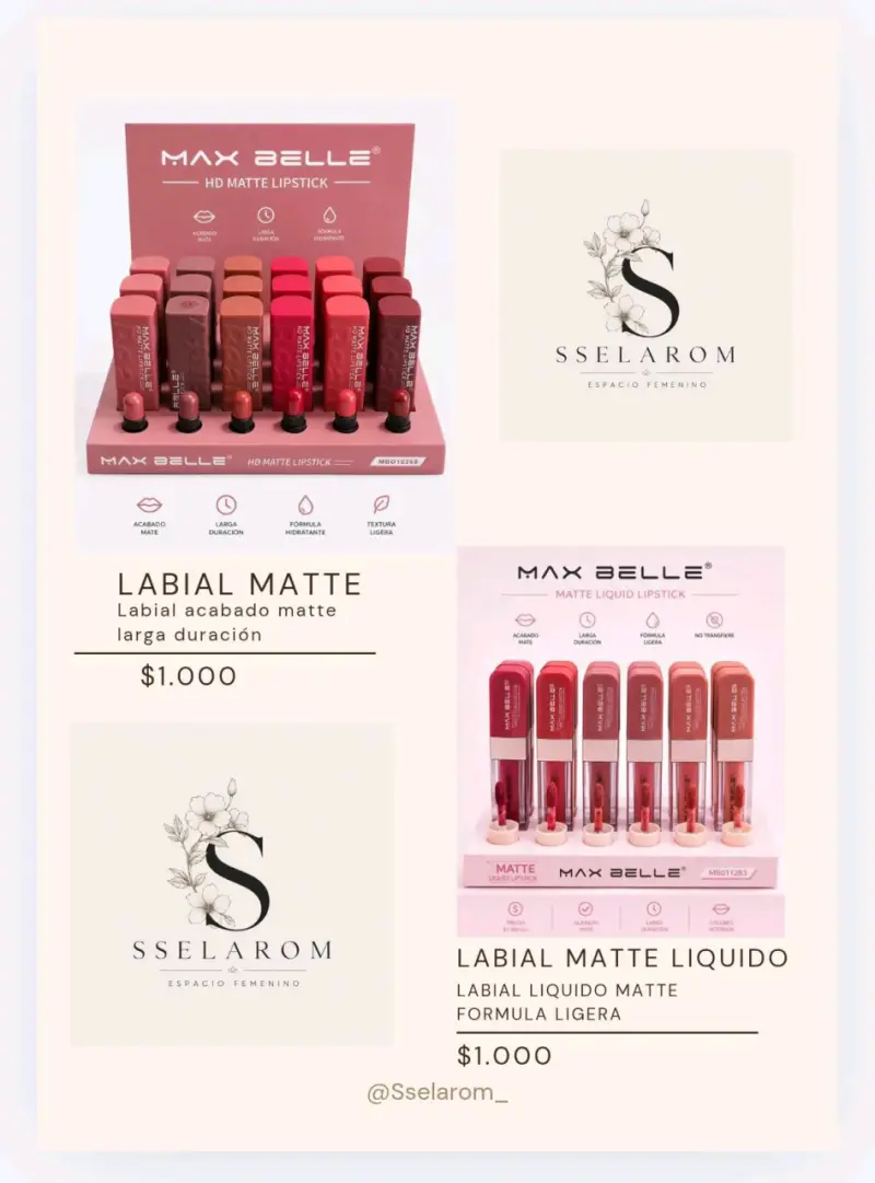 Labiales matte Max Belle