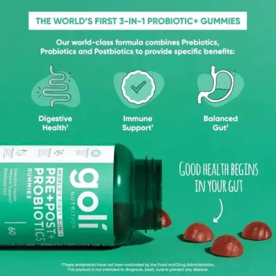 Goli Pre+Post Probiotics Gomitas - miniatura 3