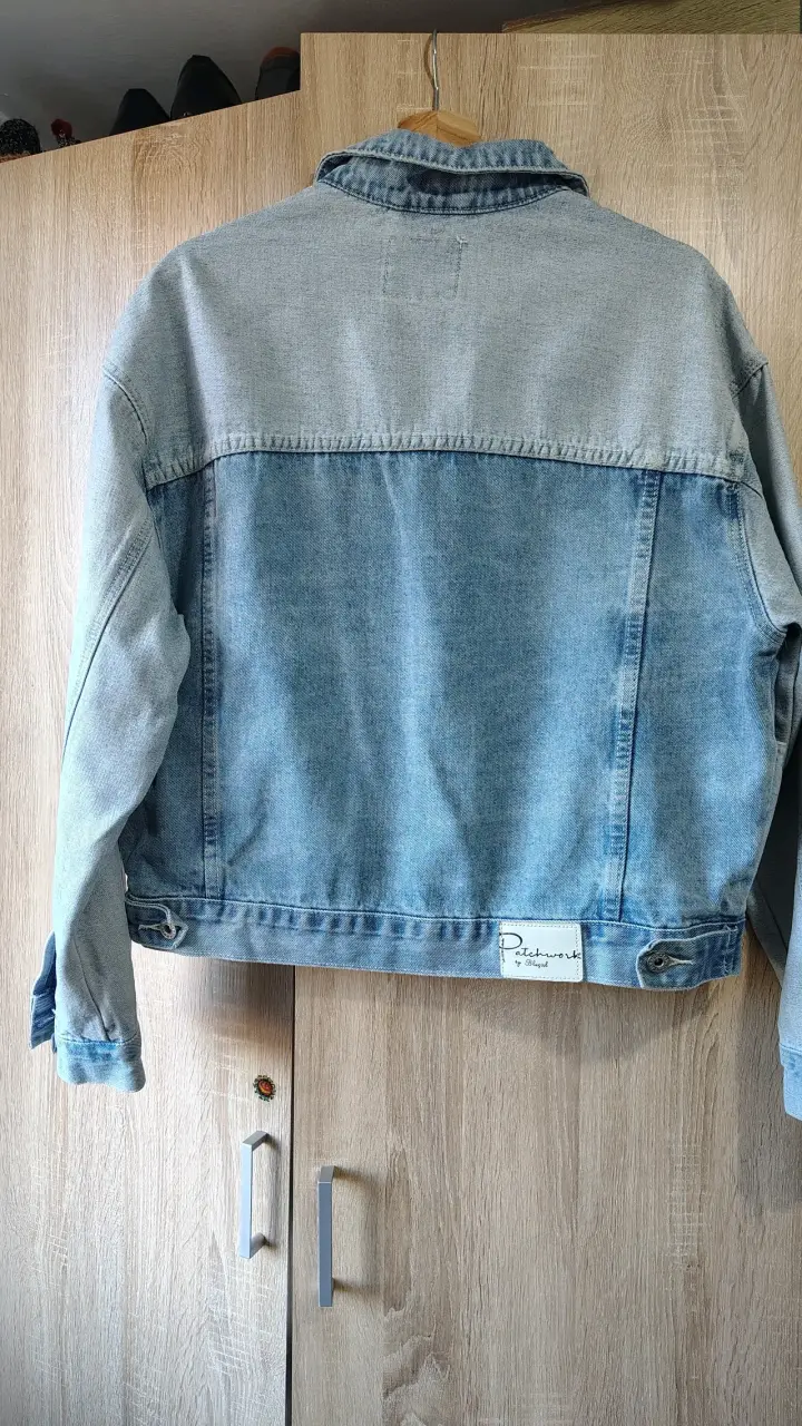 Chaqueta jeans mezclilla azul claro - 2