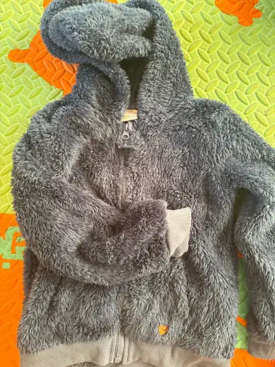 Polar azul marino con capucha - miniatura 1