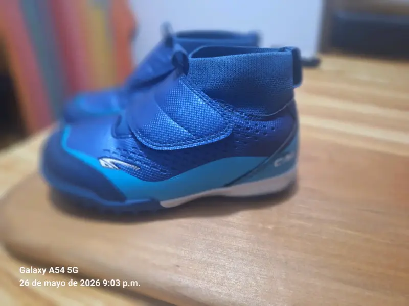 Zapatillas deportivas azules nro 25 - 6