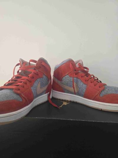 Jordan 1 Mid Denim Rojo - miniatura 2