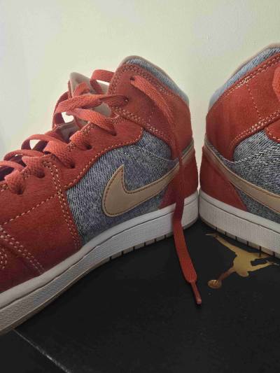 Jordan 1 Mid Denim Rojo - miniatura 3
