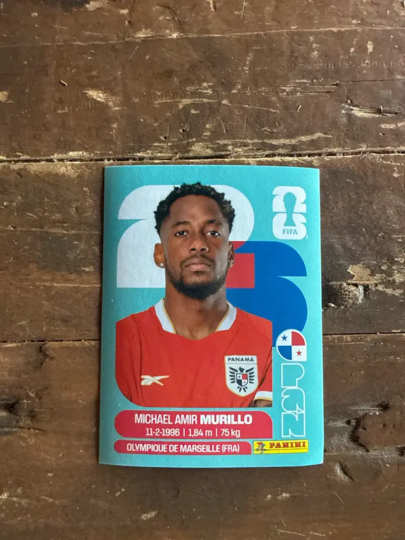 Pan 6 Lámina Panini Michael Murillo 2026