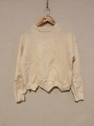 Sweater mujer color crema - miniatura 1