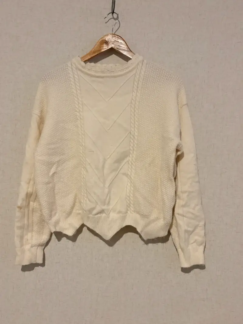Sweater mujer color crema - 2