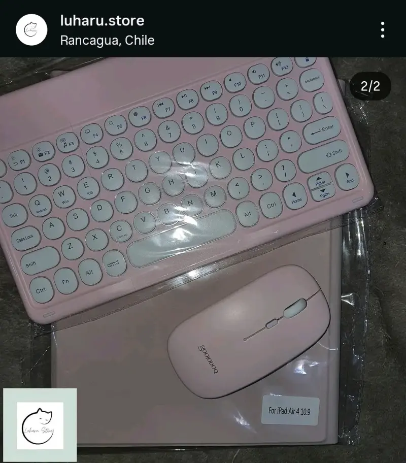 Teclado, mouse y funda para iPad Air 4 - 2