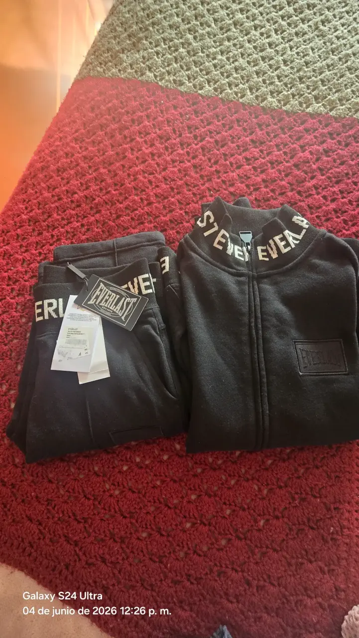 Chándal negro Everlast