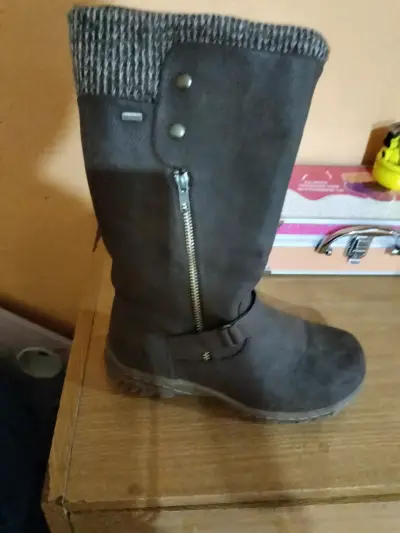 Botas marrones con cierre lateral - miniatura 2