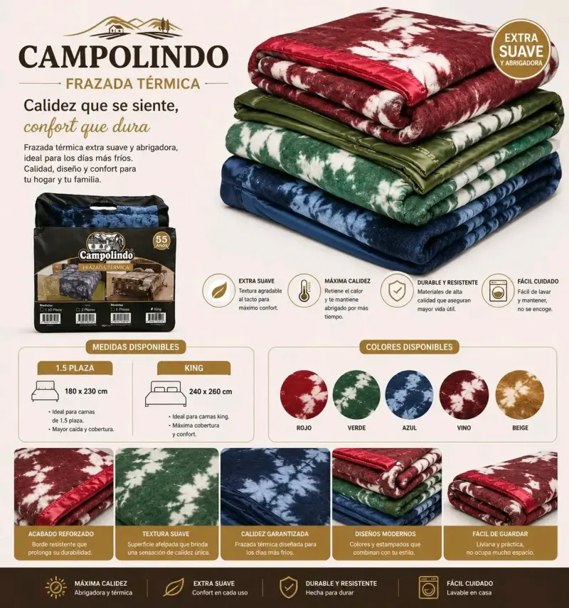 Frazada térmica Campolindo