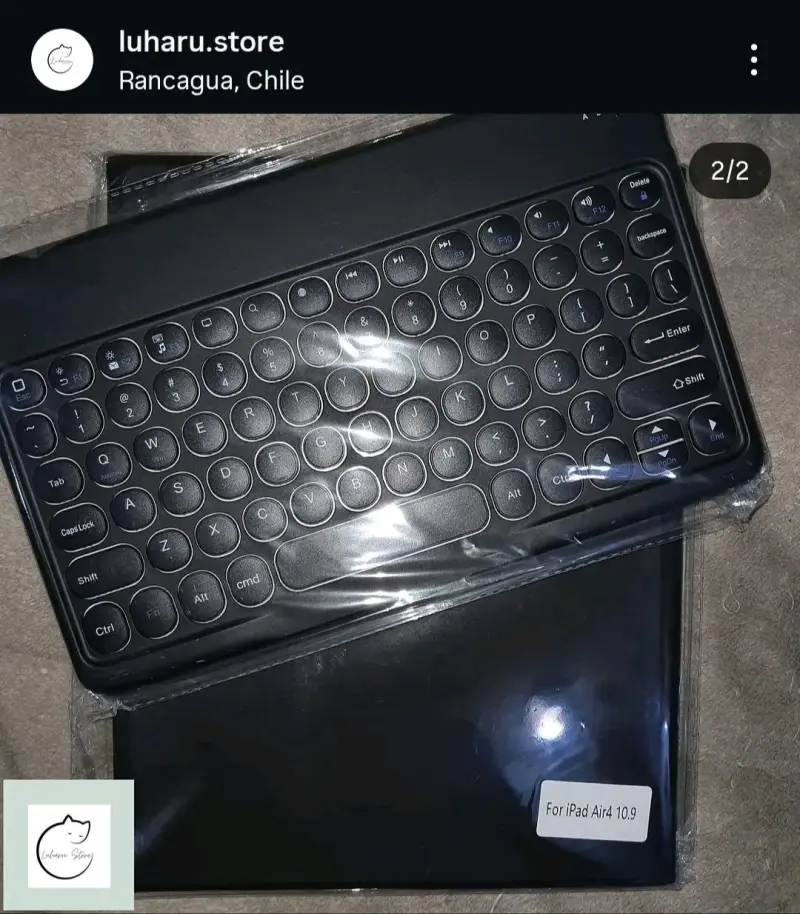 Teclado rosa con funda para iPad Air 4 - 3