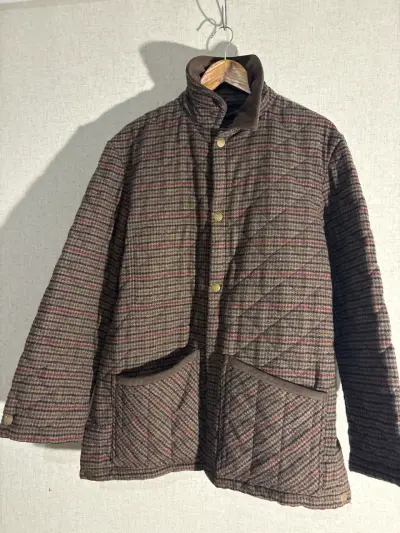 Chaqueta de lana a cuadros - miniatura 1