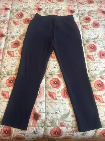 Pantalon azul de vestir benetton - miniatura 2