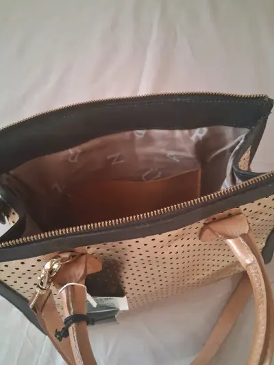 Cartera Prüne beige con puntos - miniatura 4