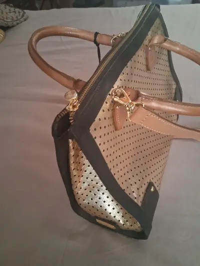 Cartera Prüne beige con puntos - miniatura 5