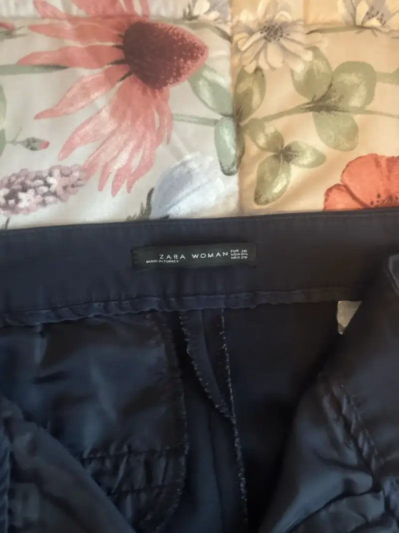 Pantalon azul zara de mujer - 2