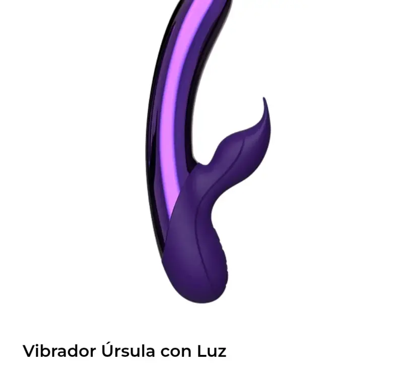 Vibrador púrpura LED