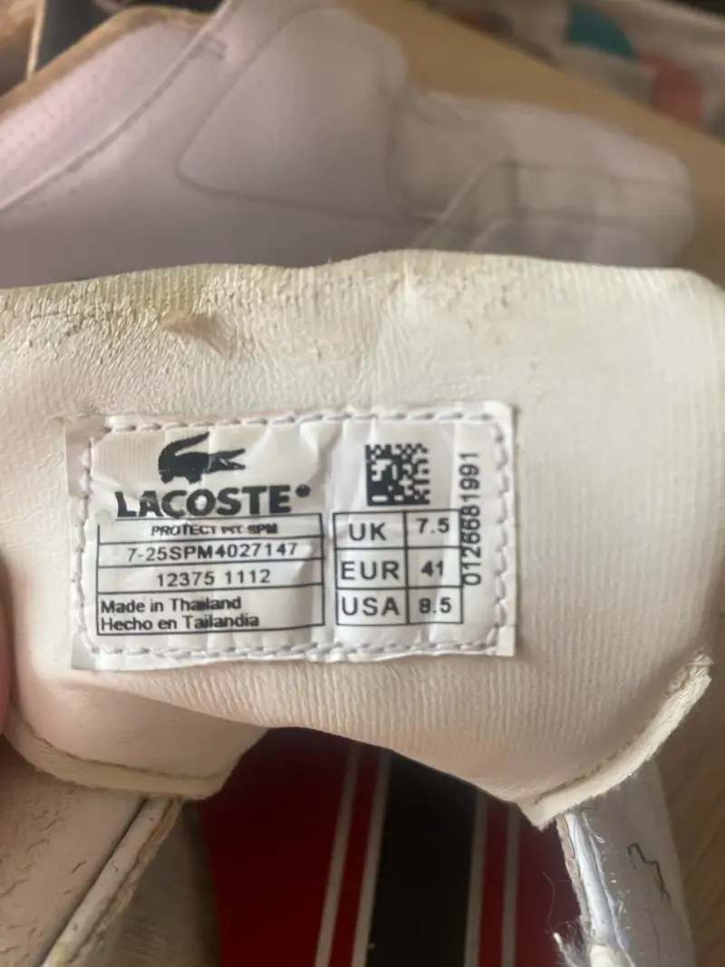 Zapatillas deportivas Lacoste blancas - 4