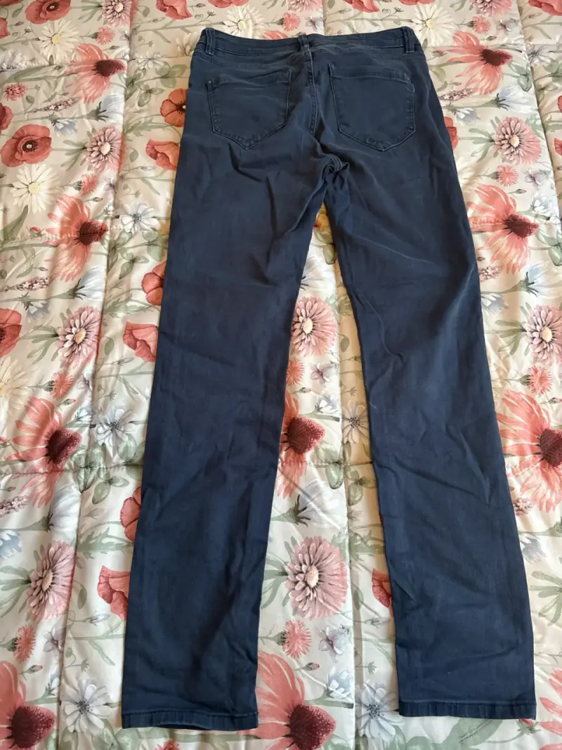 Jeans azul oscuro “my favorite” para mujer - 3