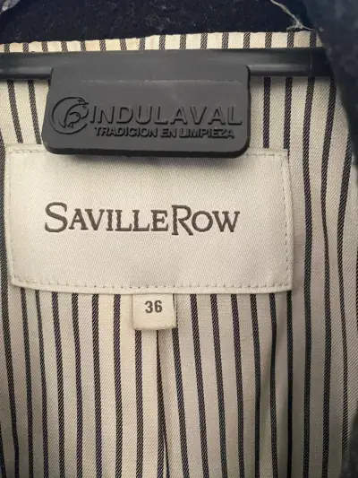 Chaqueta negra Saville Row - miniatura 3