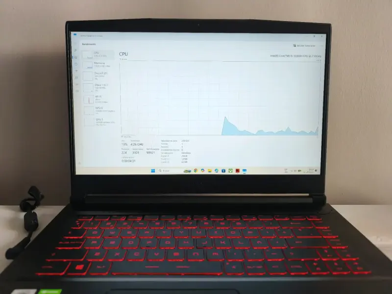 Notebook gamer MSI GF63 Thin 10scrs - 2