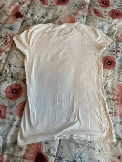Polera Armani Exchange blanca - miniatura 3