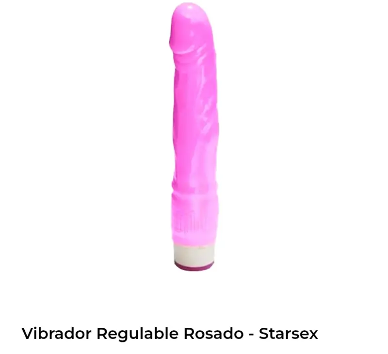 Vibrador regulable rosado