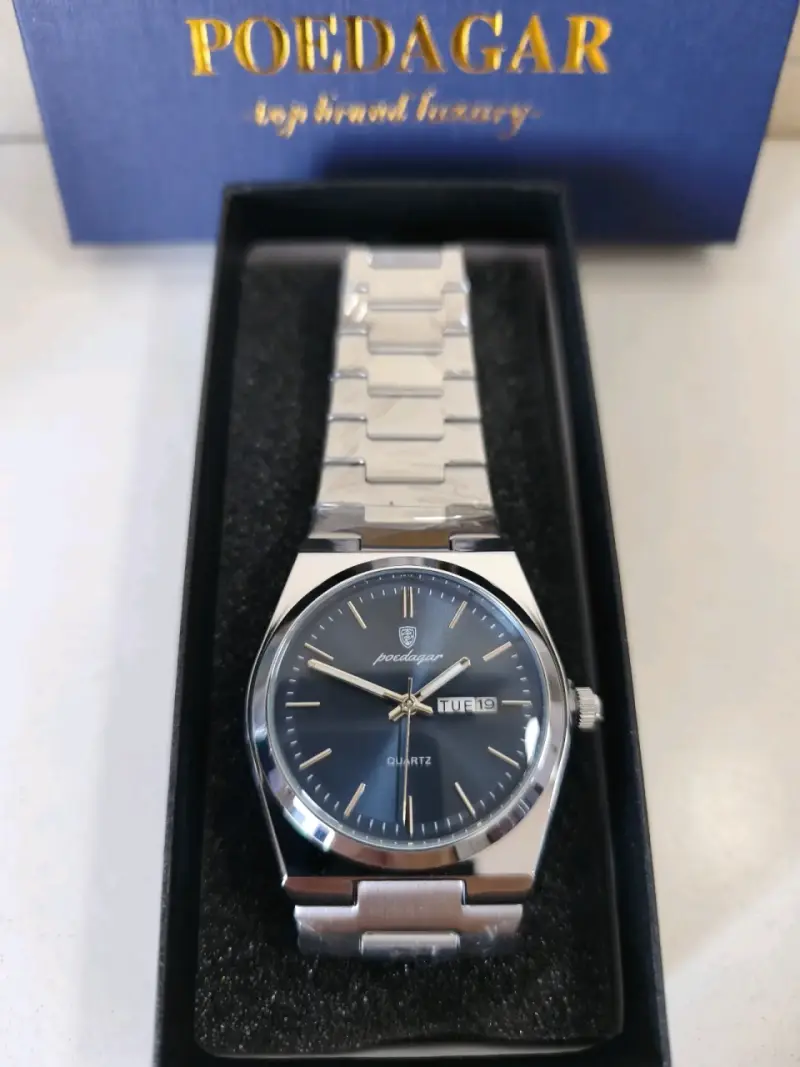 Reloj de pulsera Poedagar azul