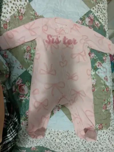 Enterito rosado 'Little Sister' para bebé - miniatura 1