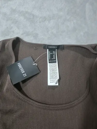 Vestido hermoso marrón Forever 21 - miniatura 1