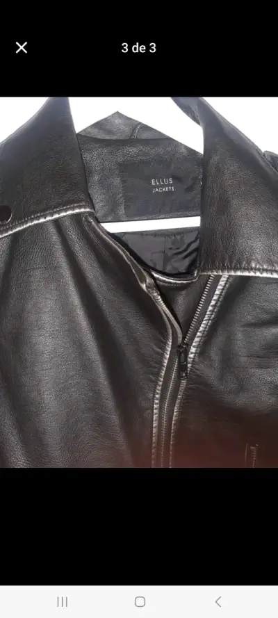 Chaqueta de cuero Ellus - miniatura 1