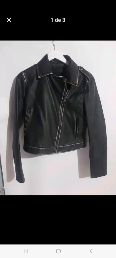 Chaqueta de cuero Ellus - miniatura 2