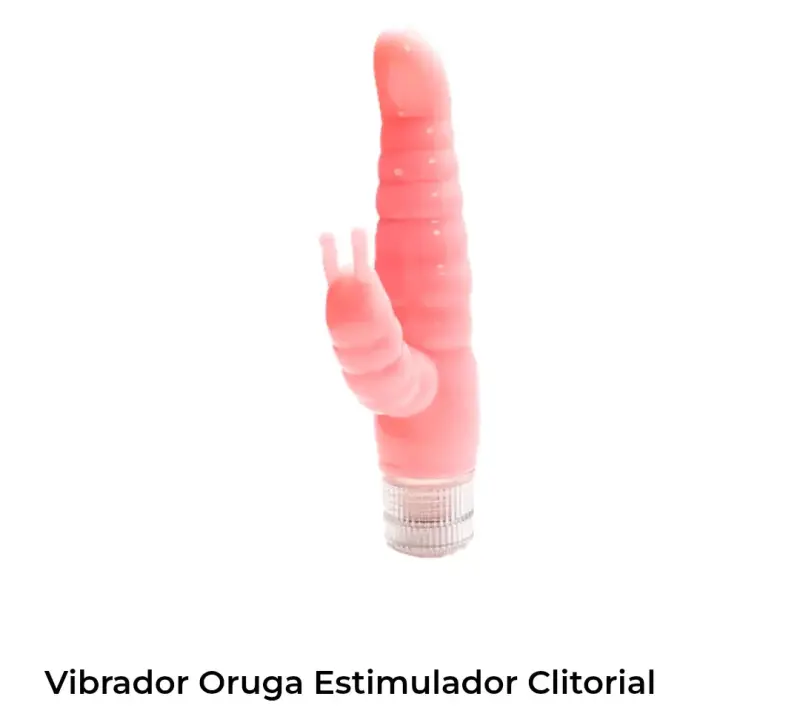 Vibrador oruga estimulador