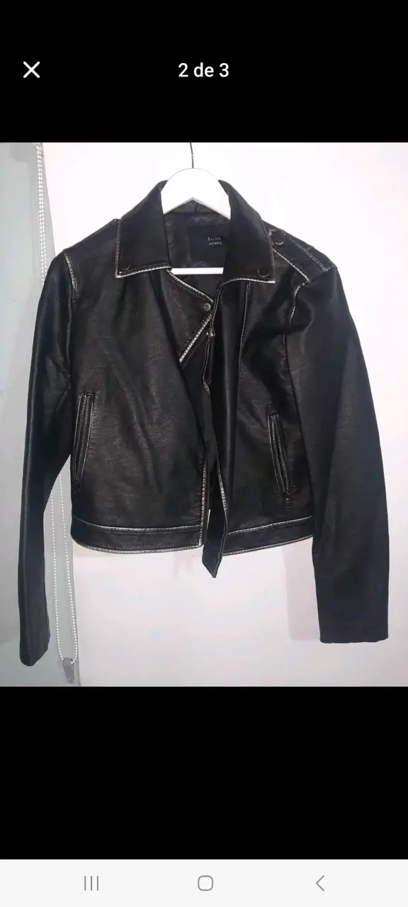 Chaqueta de cuero Ellus - 3