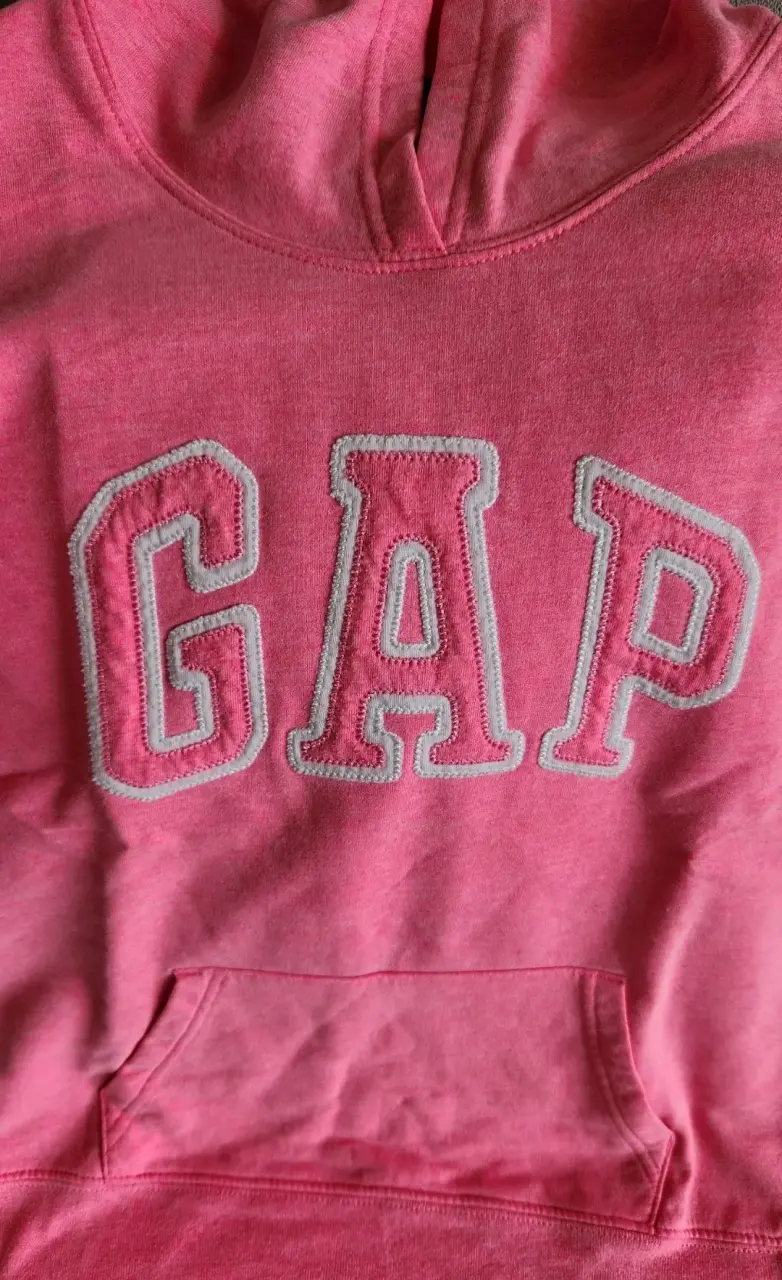 Polerón rosado GAP con capucha talla Xs - 2
