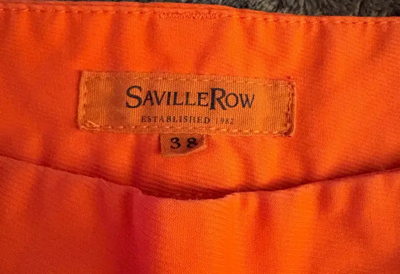 Pantalón naranja Saville Row - 1