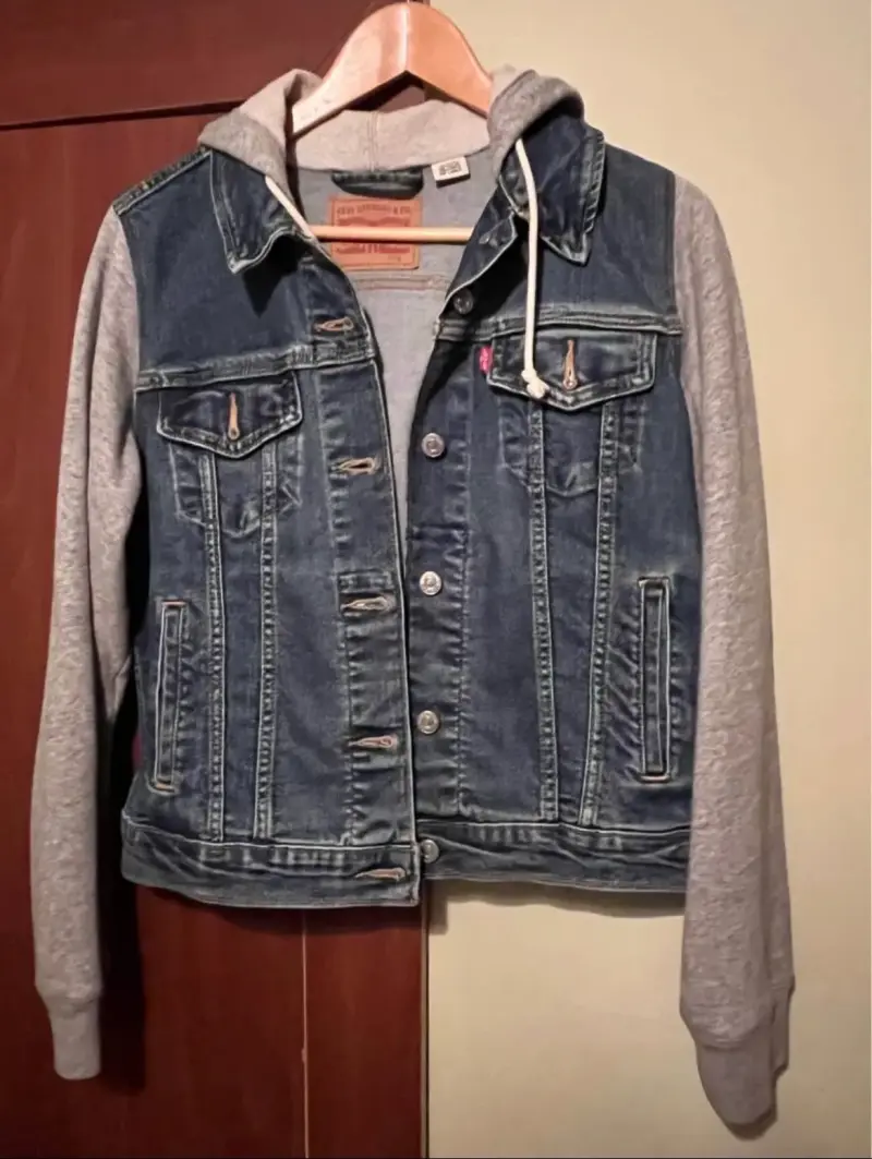 Chaqueta mezclilla Levis con capucha - 1
